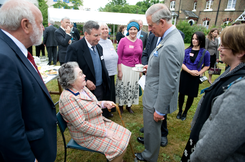 HRH The Prince of Wales meets residents
